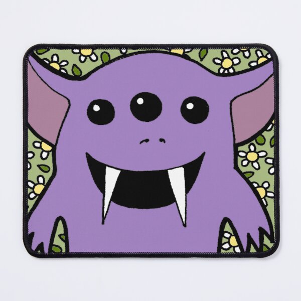 Item preview, Purple Triclops Monster designed and sold by SquashBlossom1.