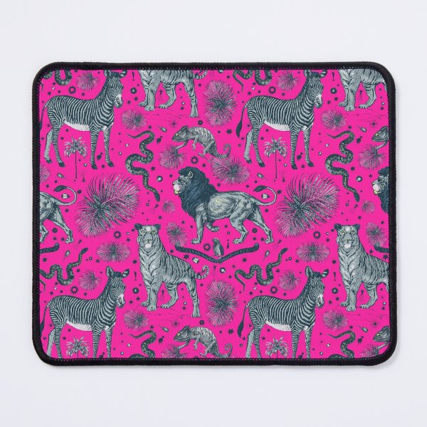 Item preview, Pink Exotic Jungle Print Palm Leaves designed and sold by PrintyBazaar.
