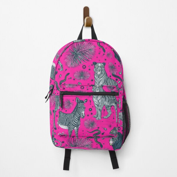 Item preview, Pink Exotic Jungle Print Palm Leaves designed and sold by PrintyBazaar.