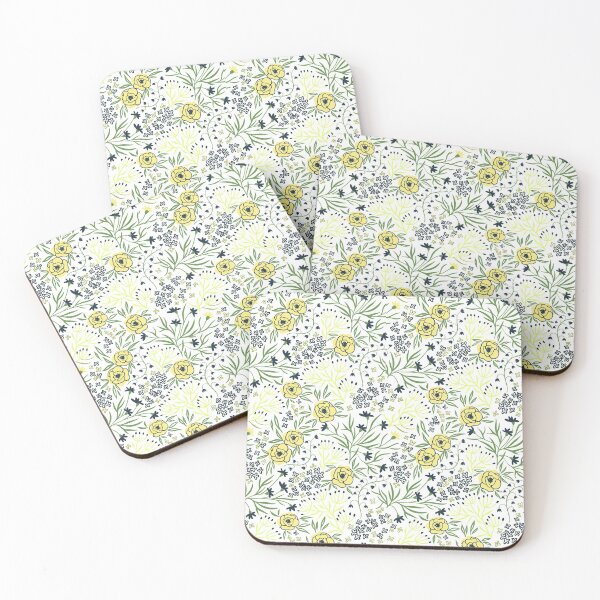 Item preview, Yellow Flower Garden designed and sold by Glow & Grit – a mix of softness and edge.