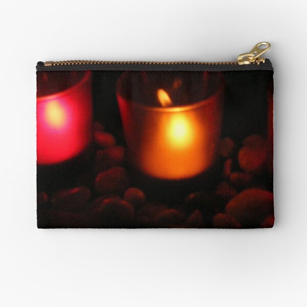colorful candles Zipper Pouch