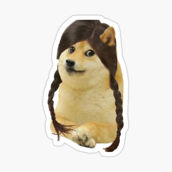 Swole Doge x Among Us Sticker for Laptops, Notebooks, and Hydro
