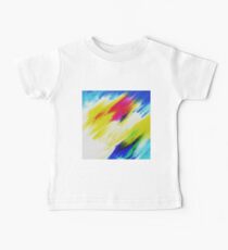 Rainbow Flowers Oil Baby Tee