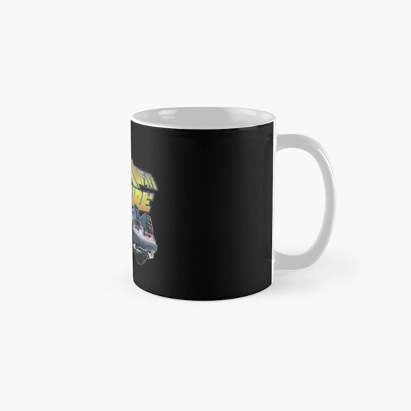 Xmas or Thank You Gift Idea A lovely Mug for a Delorean BTTF Back To The Future Inspired Roads Where we're going we don't need roads Quote Perfect Birthday 