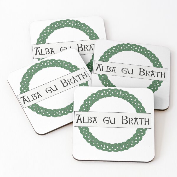 Item preview, Alba gu bràth Scotland forever with Celtic knot border designed and sold by KyttsyKrafts.