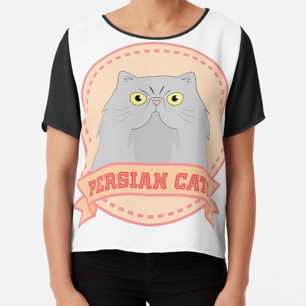 Persian Cats Chiffon Top