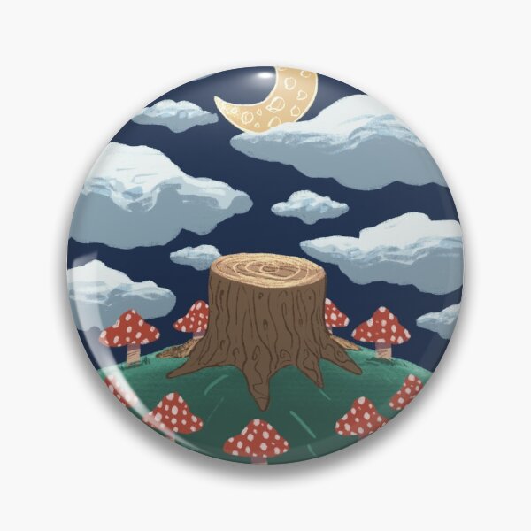 Item preview, Witchy Magic fairy circle - mushroom tree stump  designed and sold by Artfaithfully-.