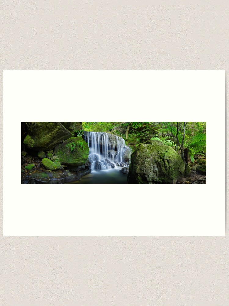 Alternate view of Weeping Rock, Blue Mountains. New South Wales, Australia Art Print