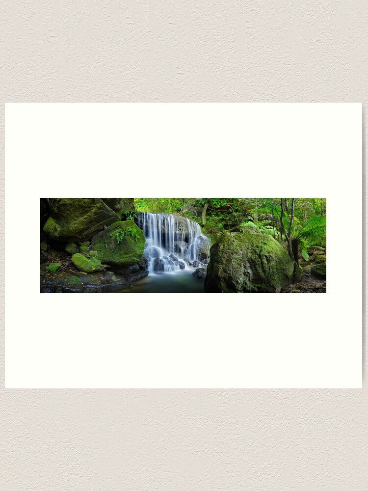 Alternate view of Weeping Rock, Blue Mountains. New South Wales, Australia Art Print