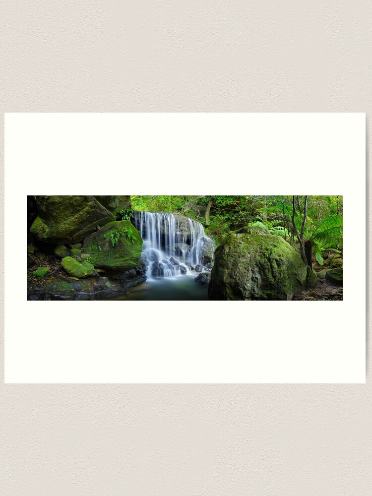 Alternate view of Weeping Rock, Blue Mountains. New South Wales, Australia Art Print