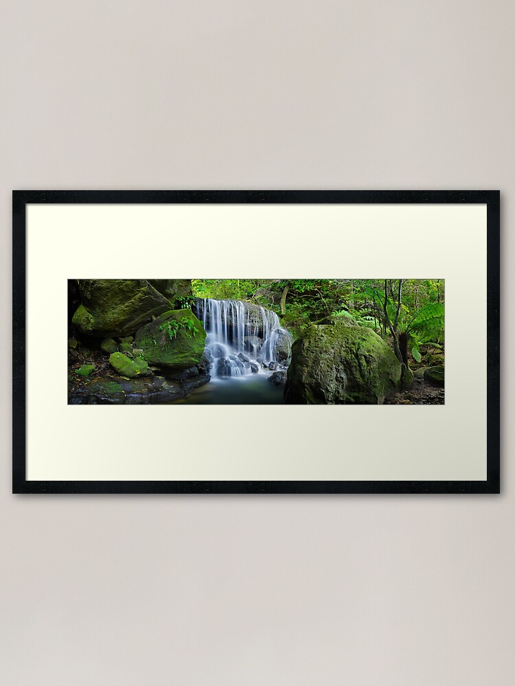 Alternate view of Weeping Rock, Blue Mountains. New South Wales, Australia Framed Art Print