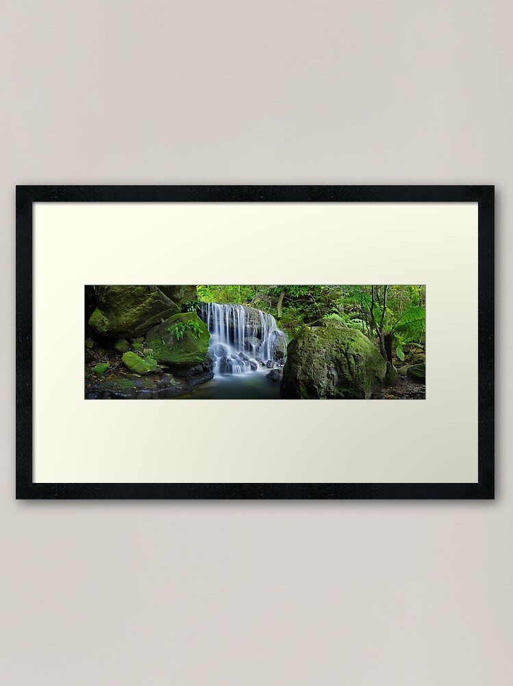 Alternate view of Weeping Rock, Blue Mountains. New South Wales, Australia Framed Art Print