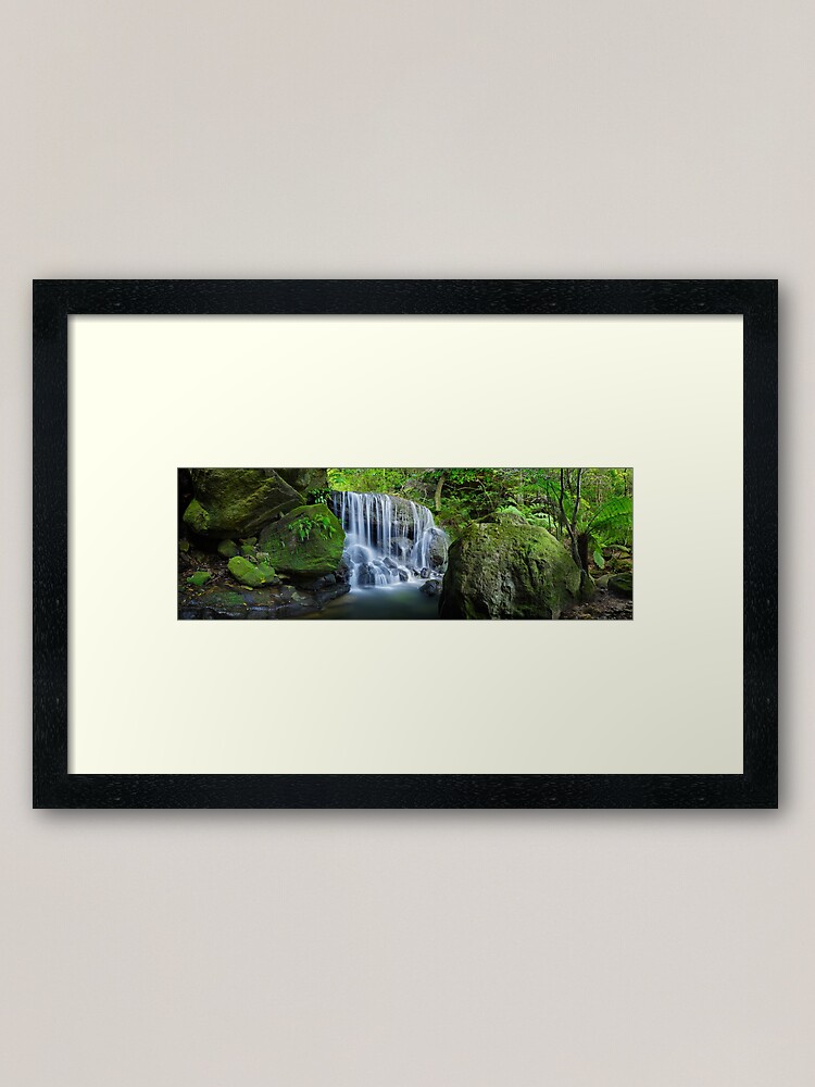 Alternate view of Weeping Rock, Blue Mountains. New South Wales, Australia Framed Art Print