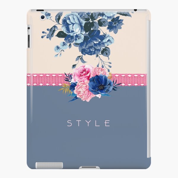 Field of Flowers in Blue, Pink and Purple iPad Snap Case