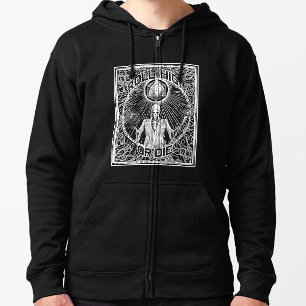 d&d zip up hoodie