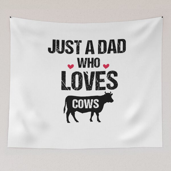Item preview, Just A Dad Who Loves Cows designed and sold by imaneless.