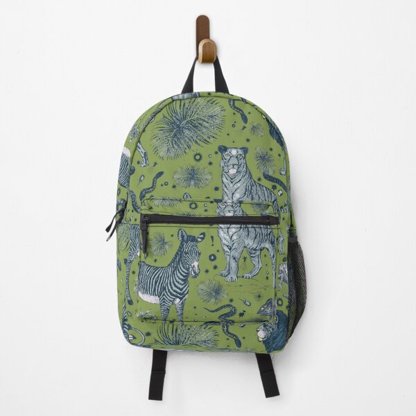 Item preview, Green Exotic Jungle Print Palm Leaf Pattern designed and sold by PrintyBazaar.