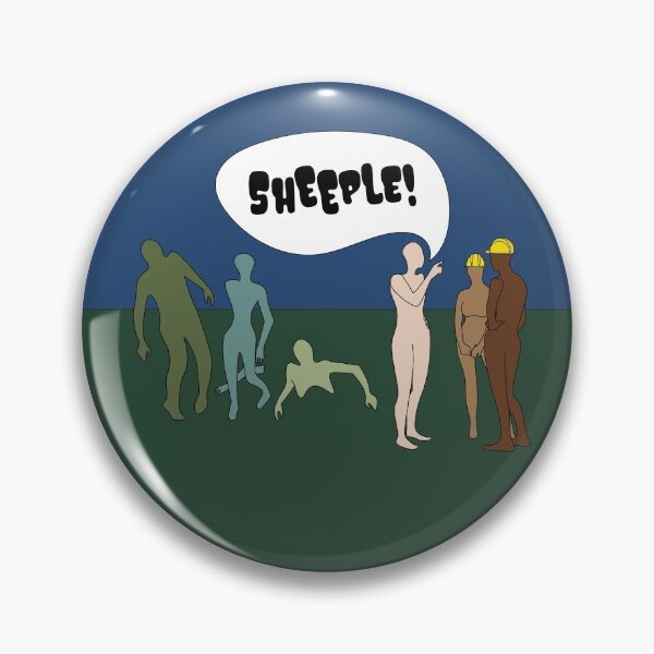 Item preview, Zombie Attack! Funny Zombie Apocalypse Cartoon (Sheeple) designed and sold by SaraMargolis.