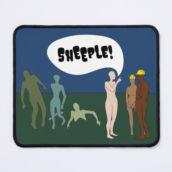 Item preview, Zombie Attack! Funny Zombie Apocalypse Cartoon (Sheeple) designed and sold by SaraMargolis.