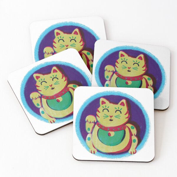 Item preview, Wave wave cat designed and sold by Linette Heimrich.