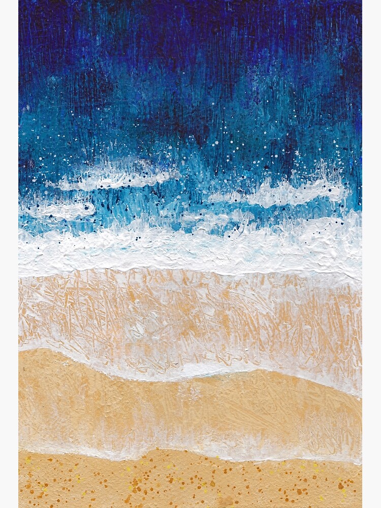 Thumbnail 3 of 3, Art Print, Aerial seascape 2 designed and sold by GillianAdams.