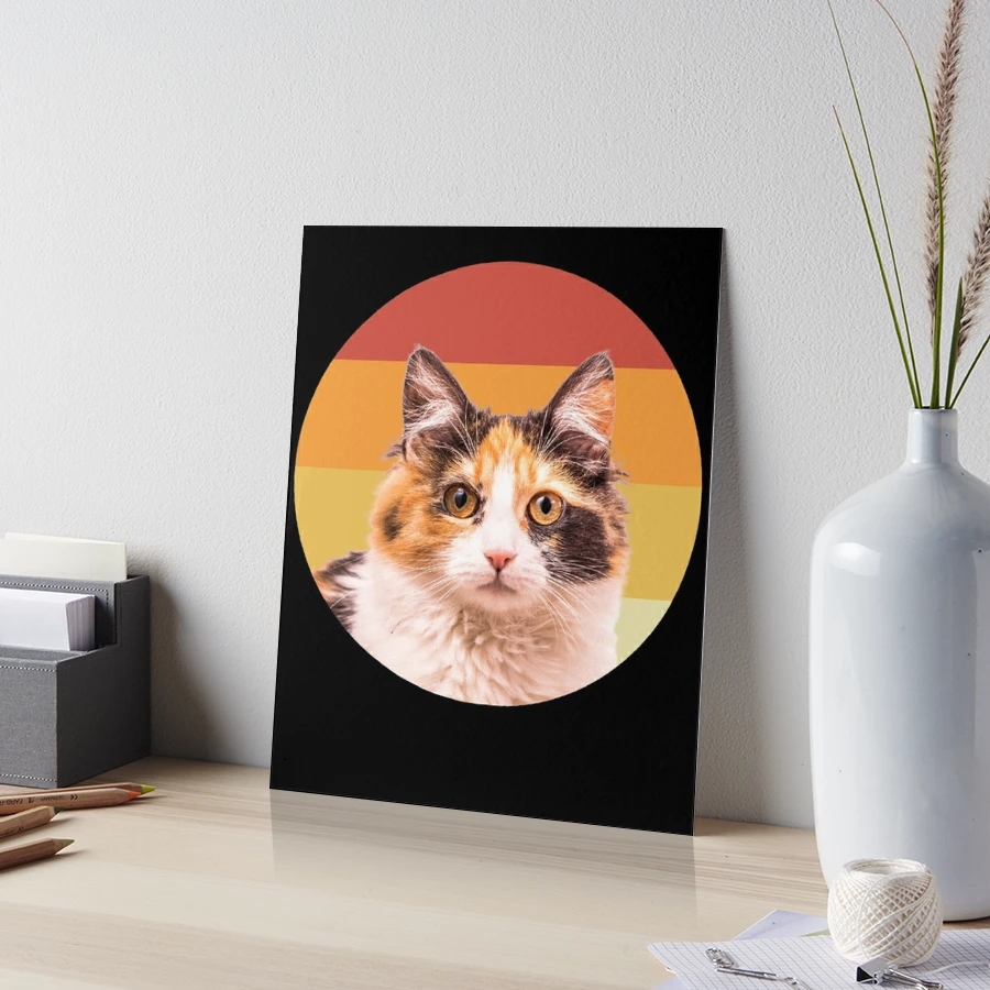 cat stickers cats funny stickers Art Board Print for Sale by alaechamlal