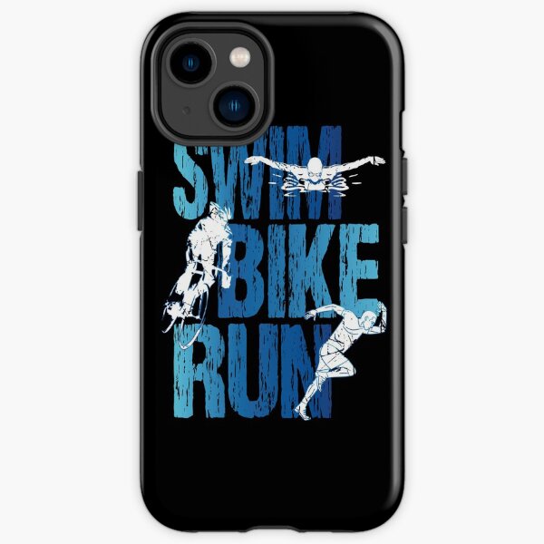 Swim Bike Run - Vintage Triathlon iPhone Robuste Hülle