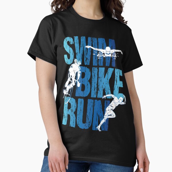 Item preview, Swim Bike Run - Vintage Triathlon designed and sold by TheInkElephant.