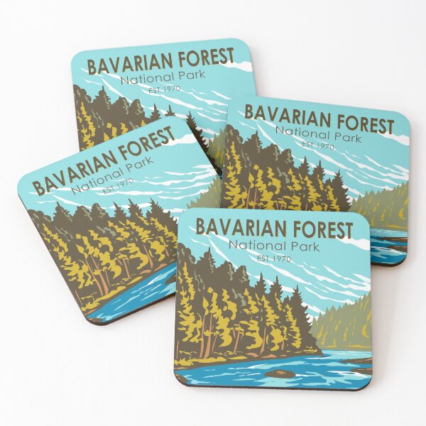 Item preview, Bavarian Forest National Park Germany Vintage designed and sold by KrisSidDesigns.