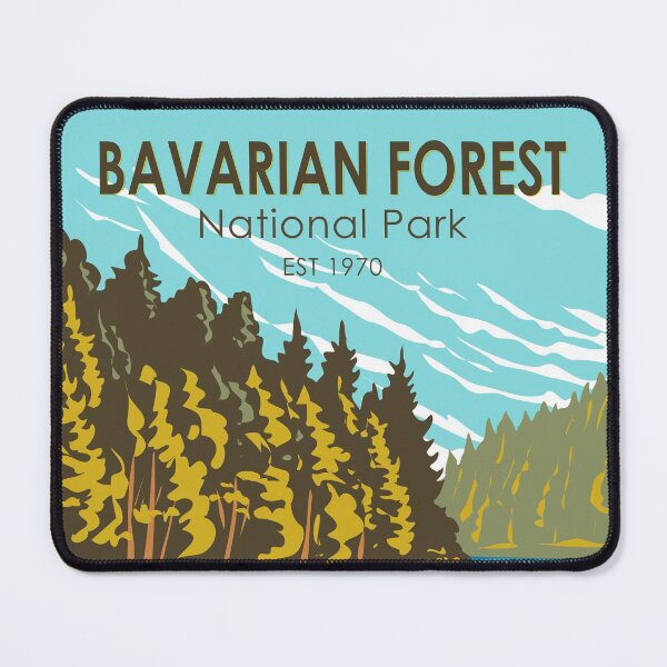 Item preview, Bavarian Forest National Park Germany Vintage designed and sold by KrisSidDesigns.