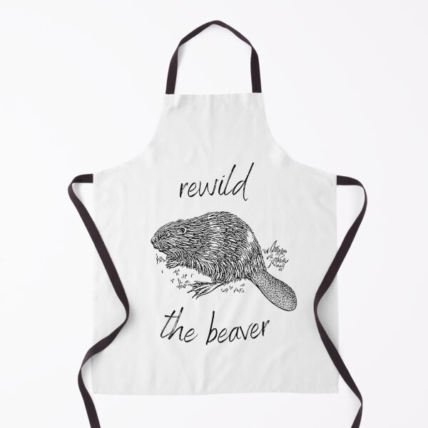 Item preview, Rewild the Beaver Rewilding (Black Text) designed and sold by chloeinca.
