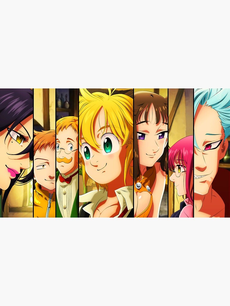 Comparação entre o anime e o - Nanatsu no Taizai Brasil