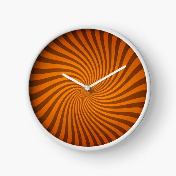 Retro Swirl Clock