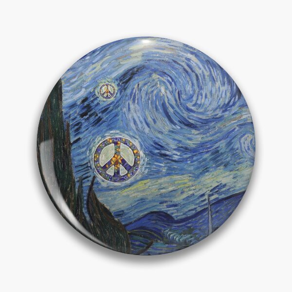 Artikelvorschau, Krelly Designs mit Van Gogh, Sternennacht, Friedensmosaik von Kelly Nicodemus-Miller entworfen und verkauft von KrellyDesigns.