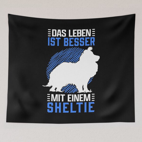 Item preview, Living with Shetland Sheepdog British Sheltie designed and sold by madgrfx.