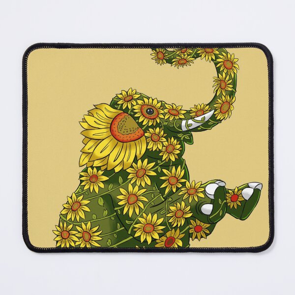 Item preview, Elephant Sunflower designed and sold by Chutakoopas.