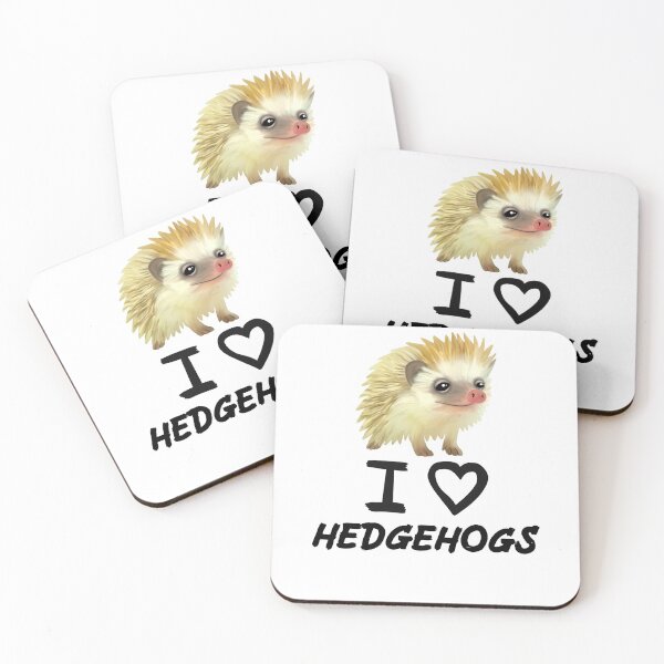Artikelvorschau, Lustige I-Liebe-Igel für Igel-Liebhaber Schwarz entworfen und verkauft von Mochi-Merch.