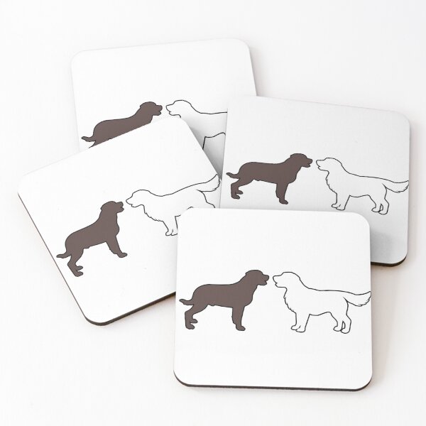 Item preview, Anne & Shirley Saying Hello (One Brown & One White Dog)  designed and sold by andmarstan.