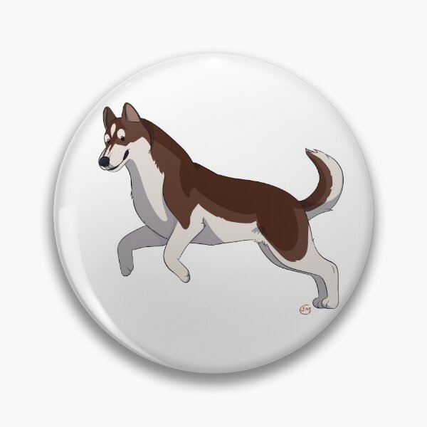 Item preview, Puppy Love 2: Husky (Dark Red) designed and sold by Sophie Mattocks.