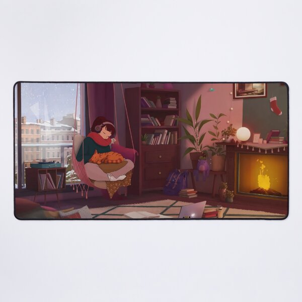 Cozy Winter Desk Mat