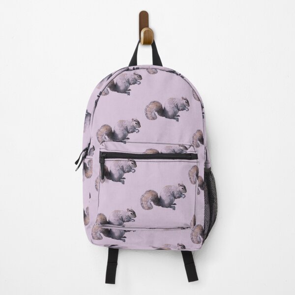Item preview, Cute squirrel photograph pattern pink background designed and sold by Thought2reality.