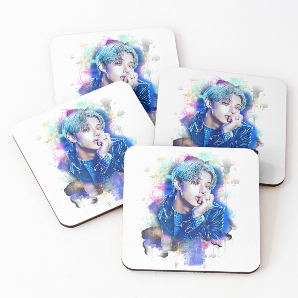 Item preview, Ateez Woo Young DejaVu colorful art designed and sold by Lajibolalaa.