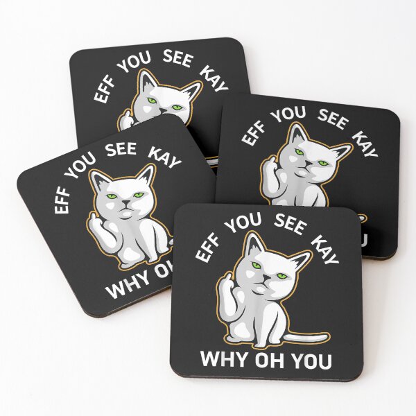 Item preview, Eff ves a kay por qué oh tu gato designed and sold by tommyrbarke23.