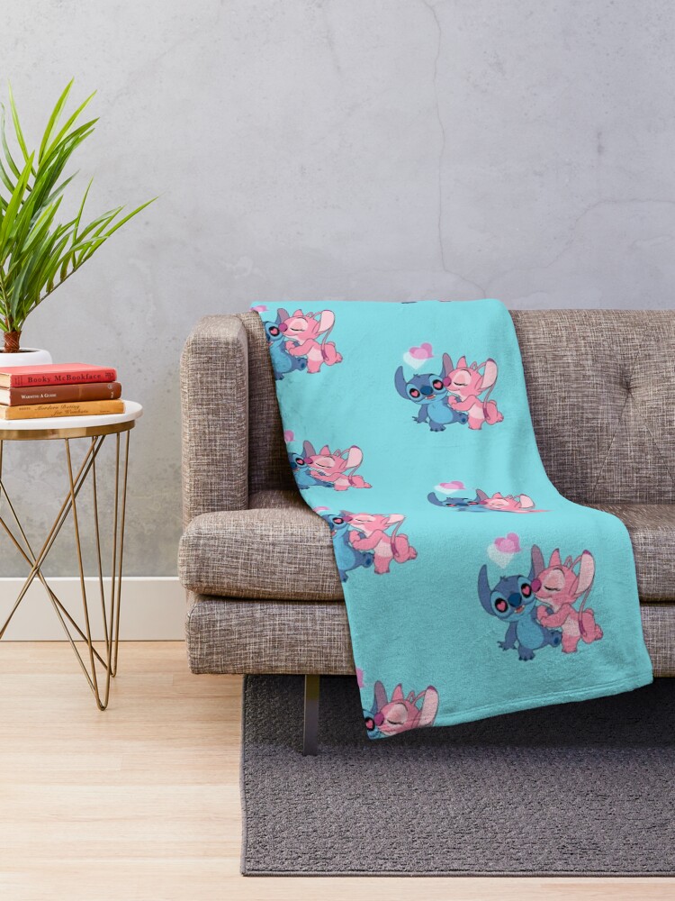 Alternate view of Stitch & Angel Throw Blanket