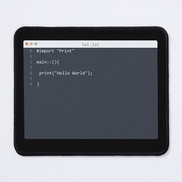 Item preview, . Jai language Hello World program sample in editor window designed and sold by IuriiVlasenko.