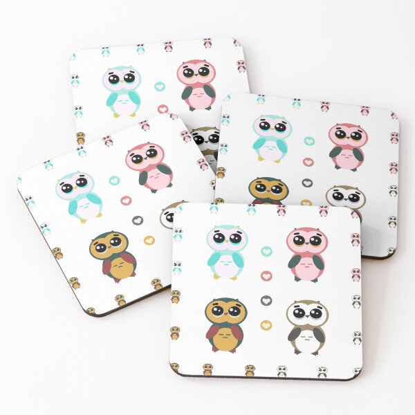 Item preview, Cute Rainbow Owls Family Pack Design #1 designed and sold by Rainbows Rock.