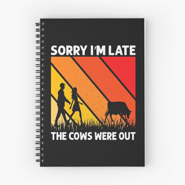 Item preview, Sorry I'M Late The Cows Were Out Funny Cows Lovers  designed and sold by reginaturner.