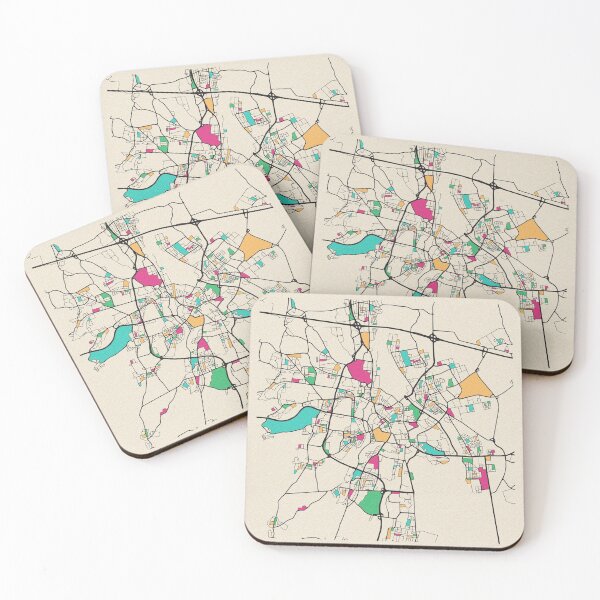 Item preview, Augsburg, Germany Street Map designed and sold by A Deniz Akerman.