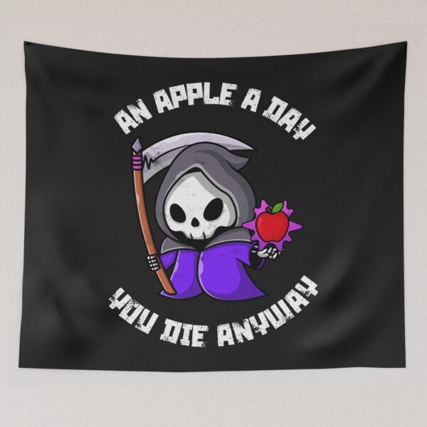 Item preview, An Apple A Day T-ShirtAn apple a day, you die anyway  designed and sold by CeliaAshgro.