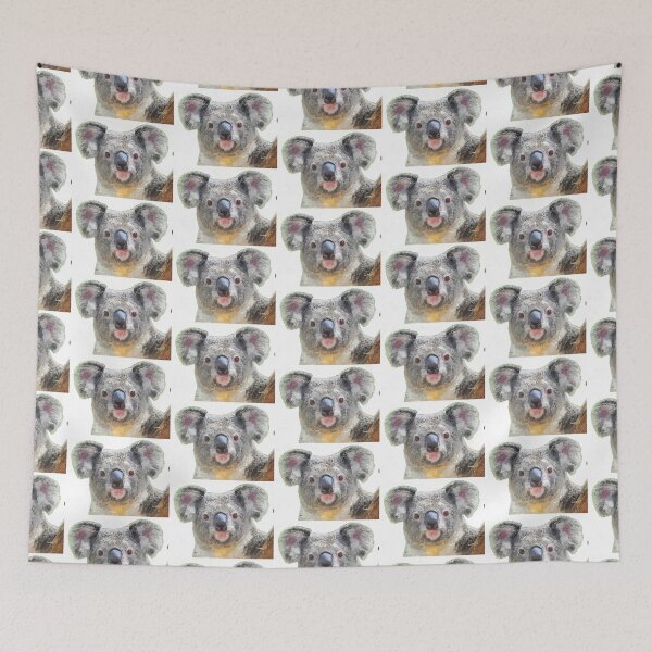 Item preview, KOALA FACE  C2021 Steve Yellowbear Fine Art designed and sold by SteveYellowbear.